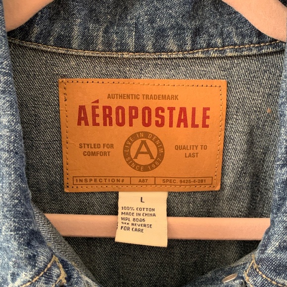 Large Aeropostale Jean Jacket - Picture 2 of 3